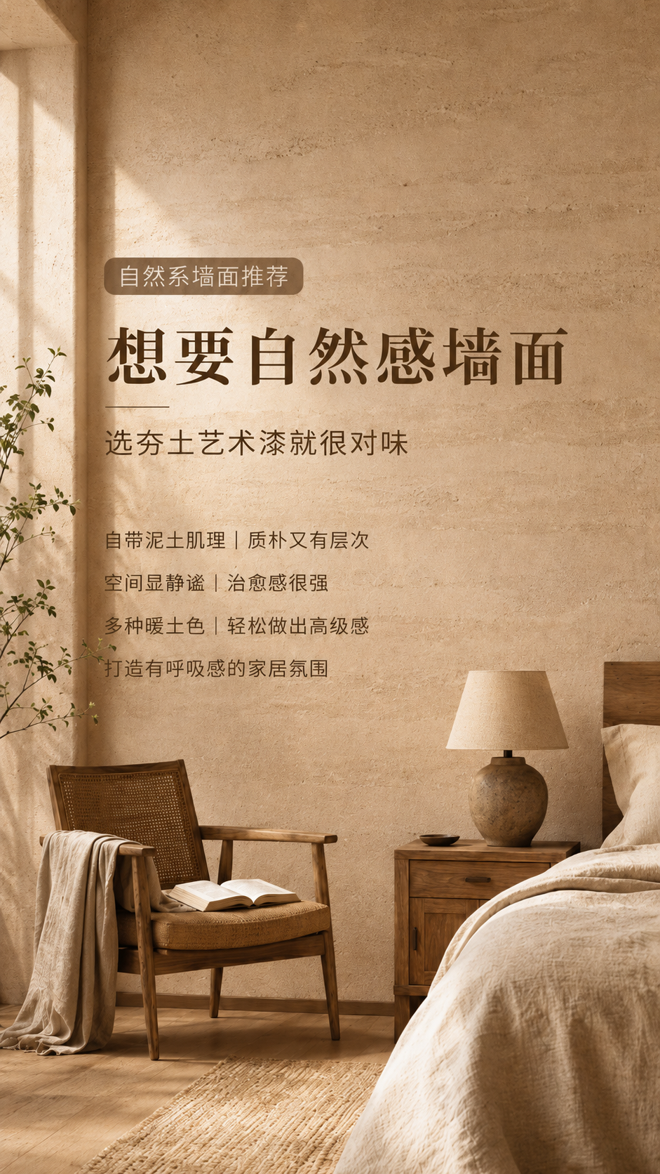 夯土艺术漆施工效果-商业空间墙面