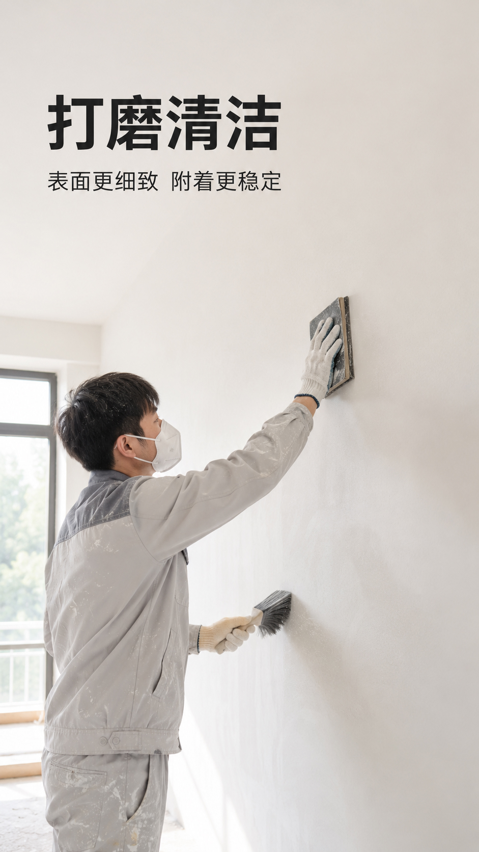 打磨清洁图